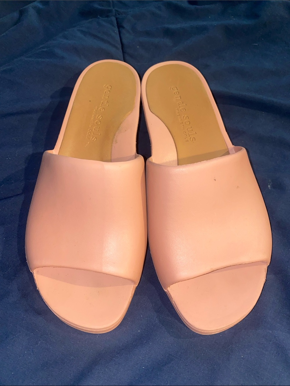 gentle souls Pink Slide Mules